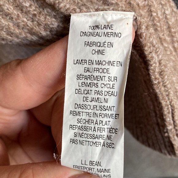 L.L. Bean Men's Waterfowl 100% Merino Lambs Wool Sweater Vest Size XL - Picture 8 of 8